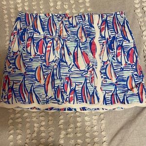 Lilly Pulitzer Red Right Return Skort